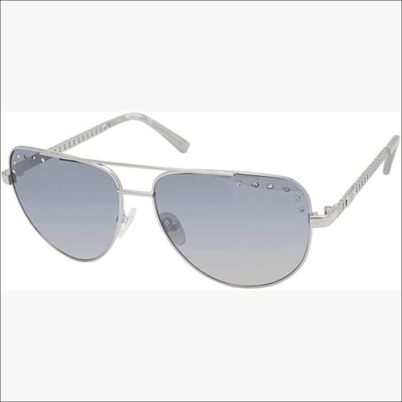 Teardrop Aviator Sunglasses, Gunmetal Frame, Blue Mirror Lenses, UV Protection